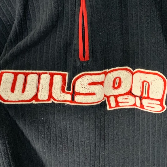 Vintage Wilson Quarter Zip Fleece - Picture 6 of 6